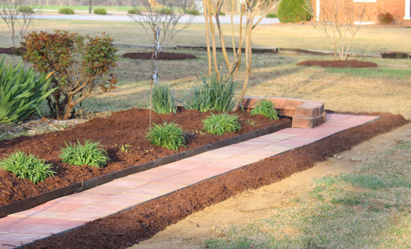 New bed along the house
